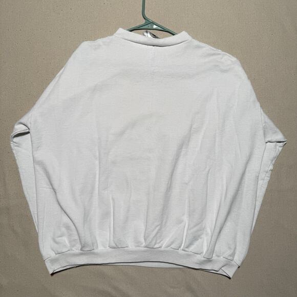 Vintage 80s University Of Michigan Crest Logo Crewneck Sweatshirt Size Large USA - Picture 4 of 8